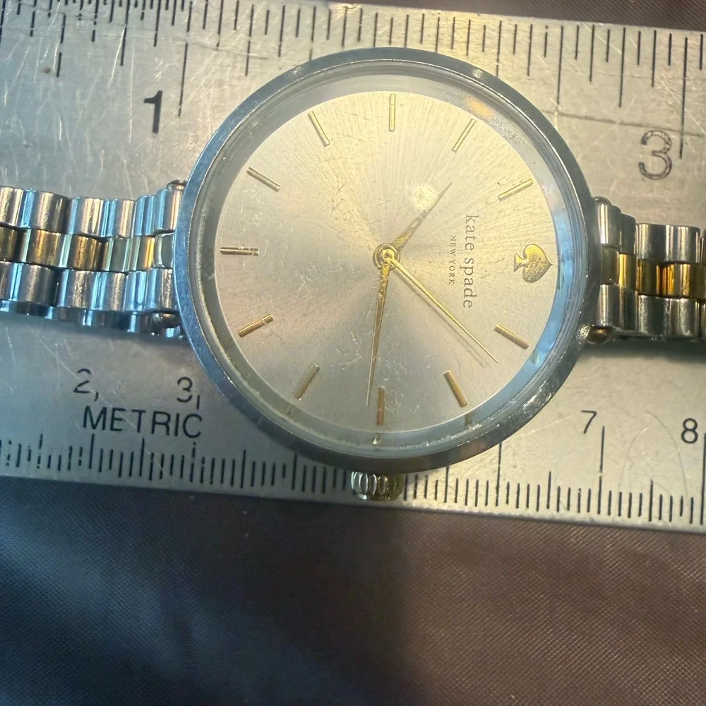 Kate Spade Holland Two-Tone Gold/Silver Stainless Steel Watch model KSW1119 - Picture 4 of 10